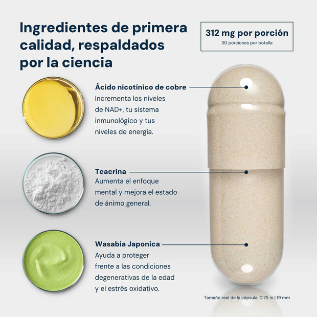 NAD3® 60 • An All Natural NAD+ Booster® Dietary Supplement (1 Month Supply)