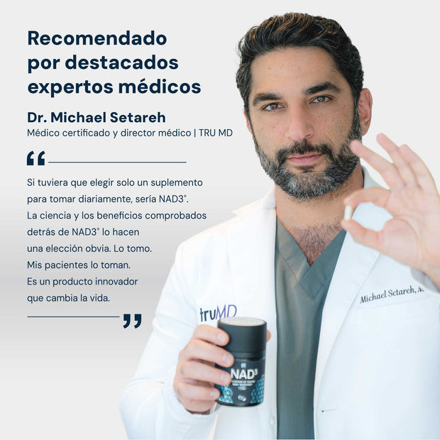 NAD3® 60 • An All Natural NAD+ Booster® Dietary Supplement (1 Month Supply)