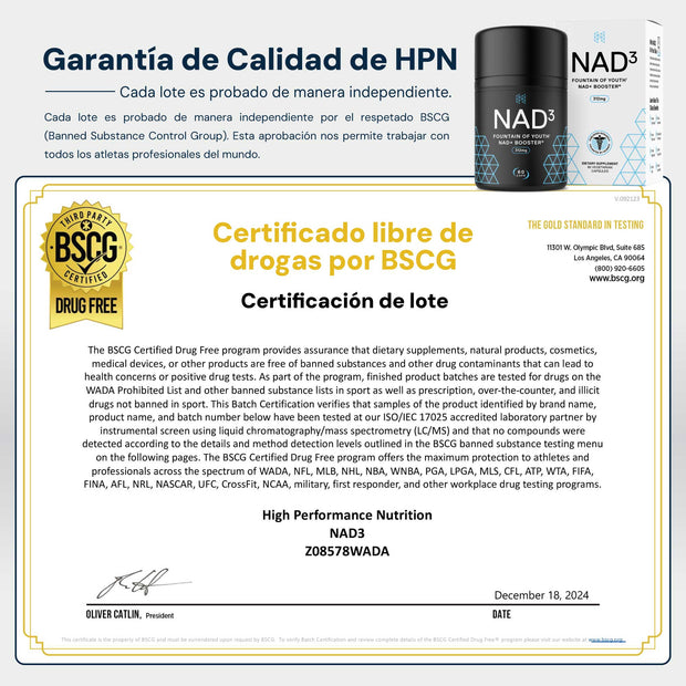 NAD3® 60 • An All Natural NAD+ Booster® Dietary Supplement (1 Month Supply)