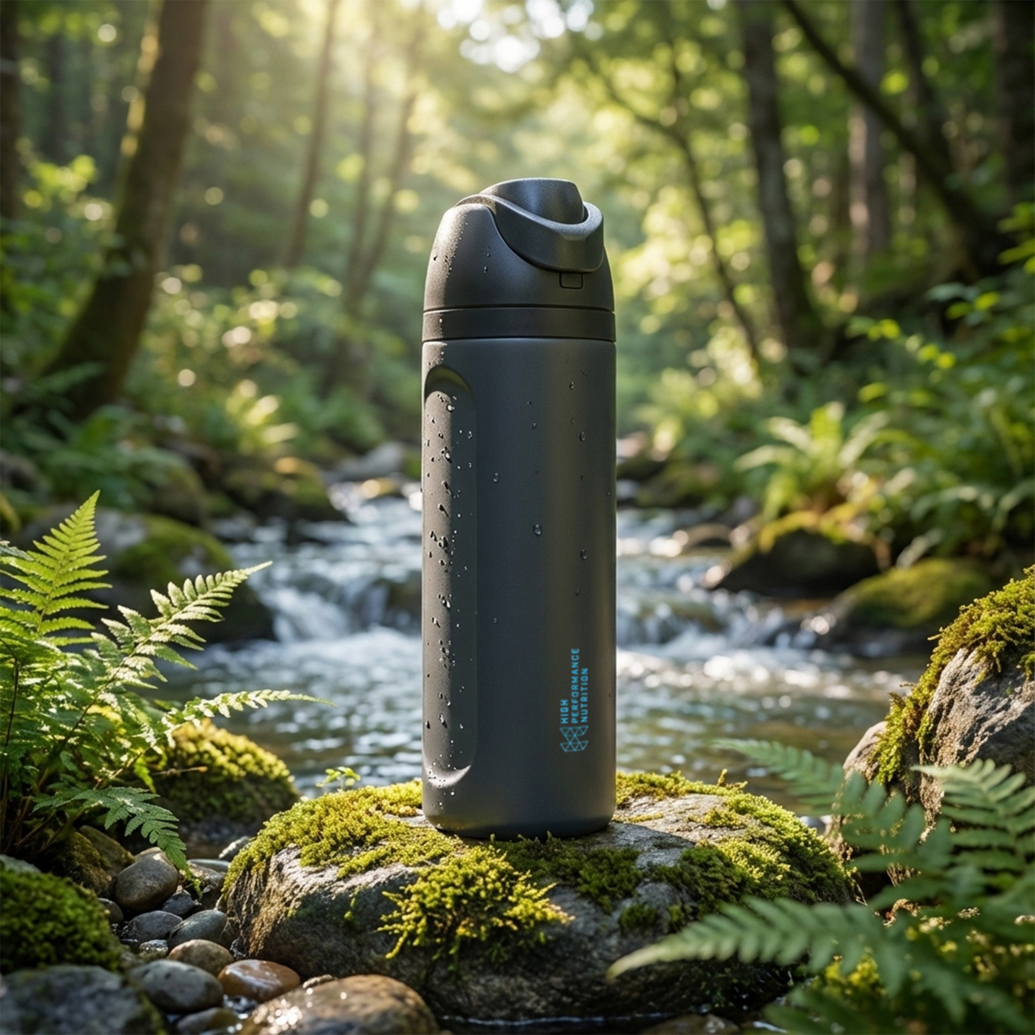 Botella de acero inoxidable HPN | Negra