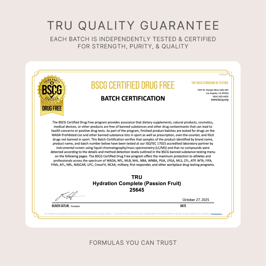 Hidratación TRU completa