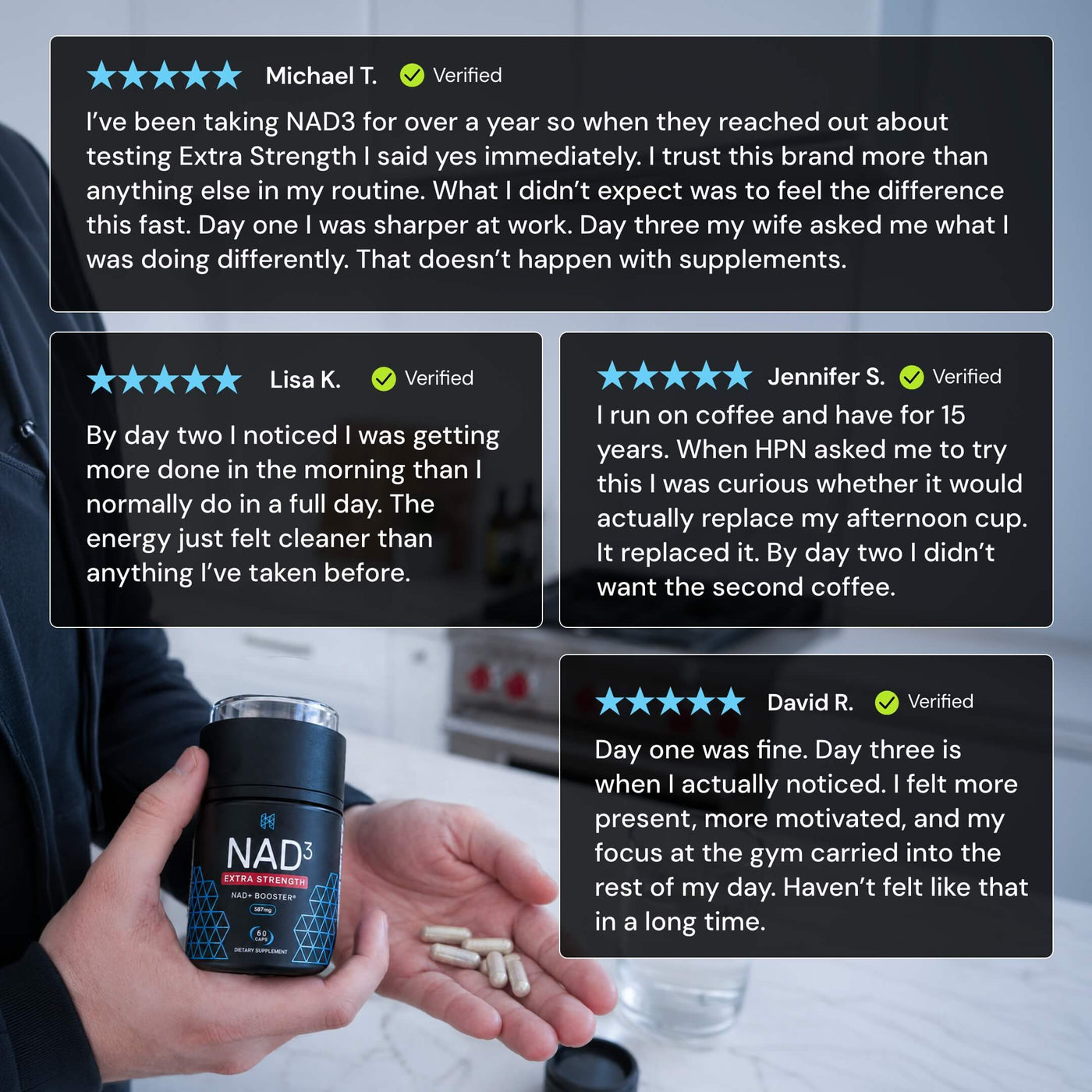 NAD3 Extra Strength starter kit details