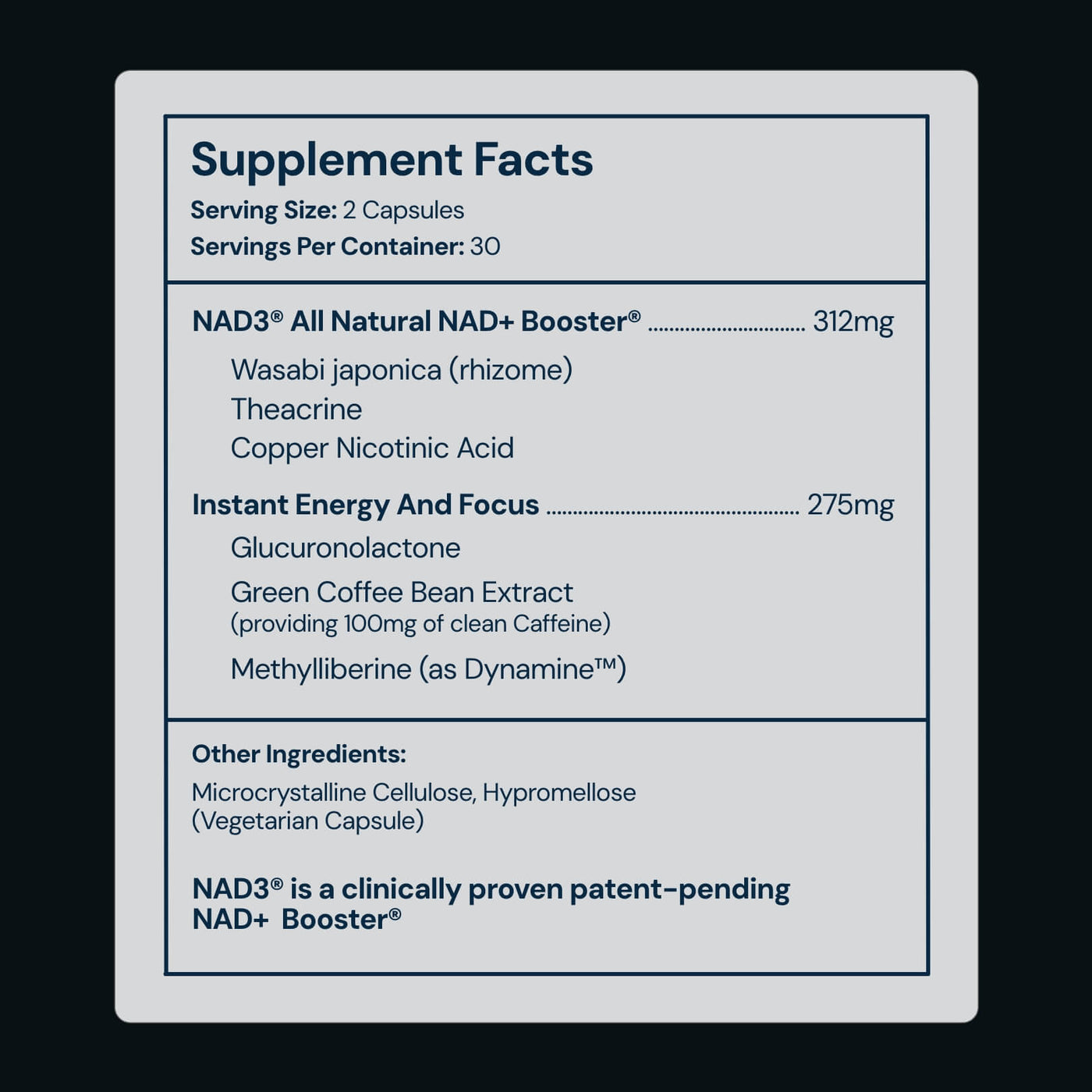 Supplement Facts