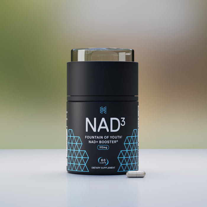 NAD3® 60 • Un suplemento dietético totalmente natural NAD+ Booster® (suministro para 1 mes) 