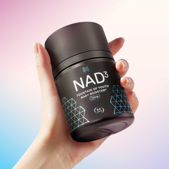 NAD3® 60 • Un suplemento dietético totalmente natural NAD+ Booster® (suministro para 1 mes) 