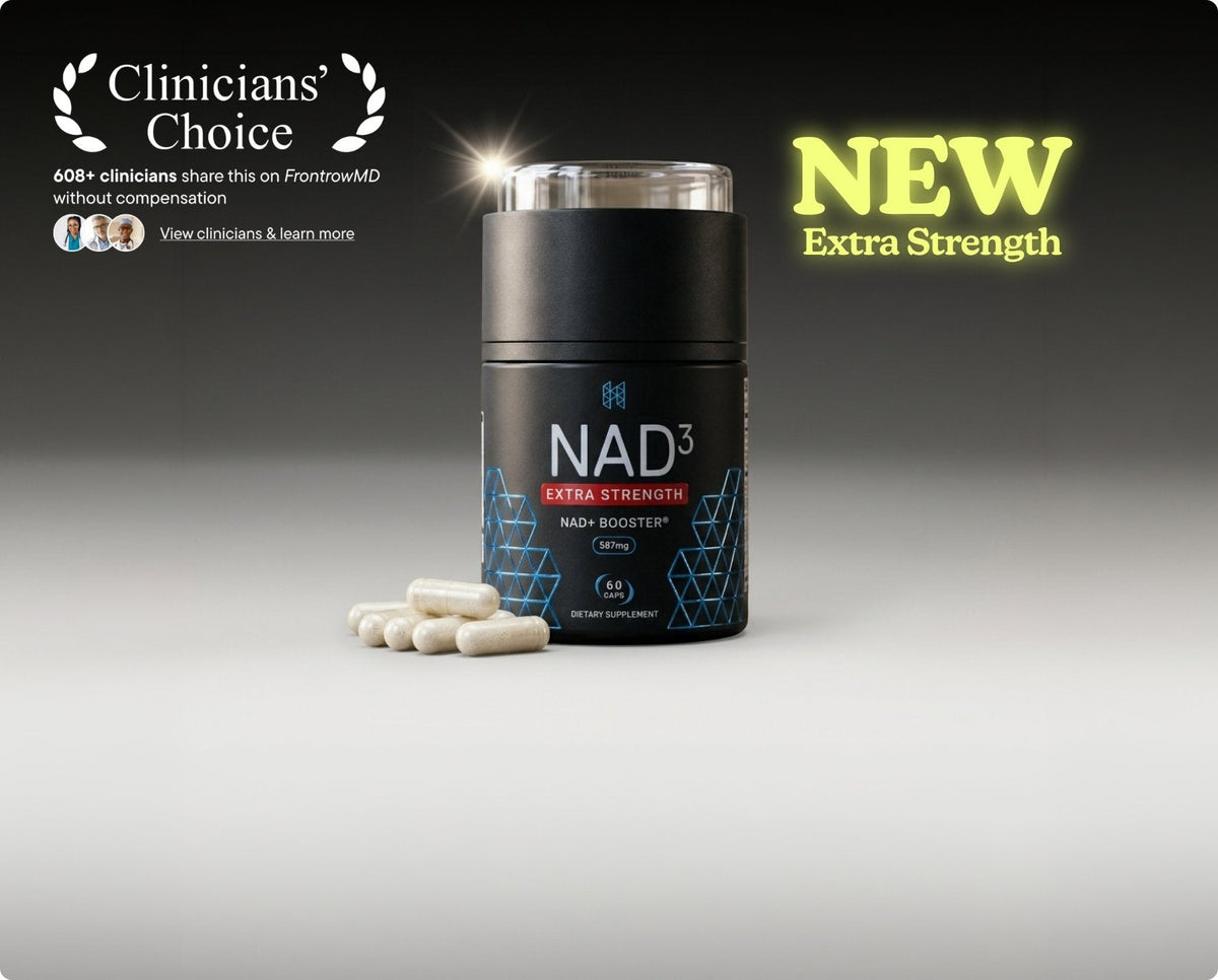 NAD3 Extra Strength bottle, Clinicians' Choice