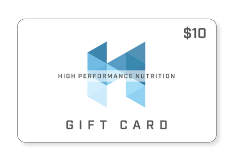 High Performance Nutrition Gift Card