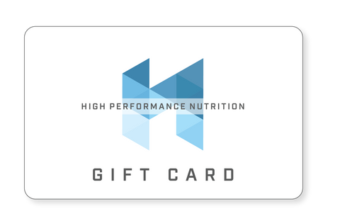 High Performance Nutrition Gift Card