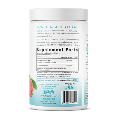 TRU BCAA - 50 Servings