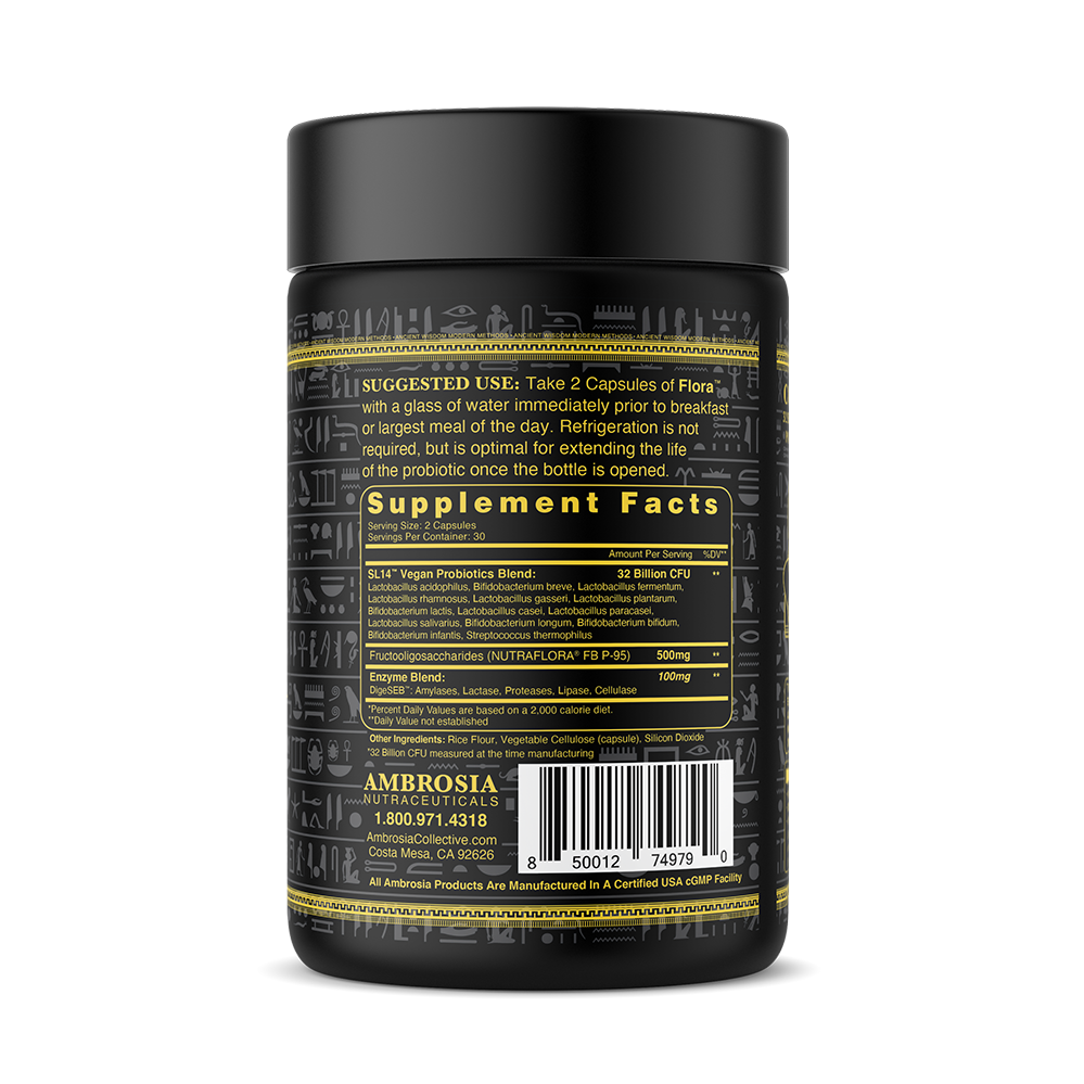 Flora Probiótico + Prebiótico y Enzimas Digestivas